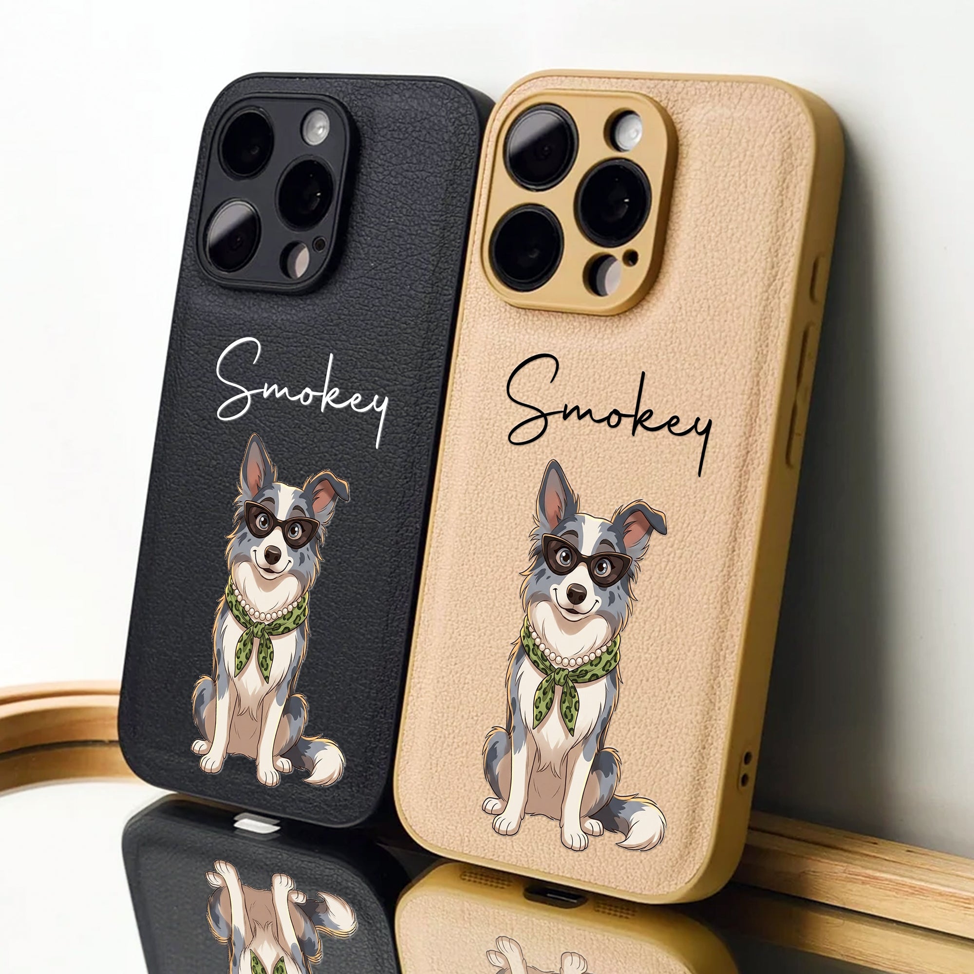 Custom Pet Portrait Cartoon 2D Style Gift For Pet Lovers - Personalized Phone Case