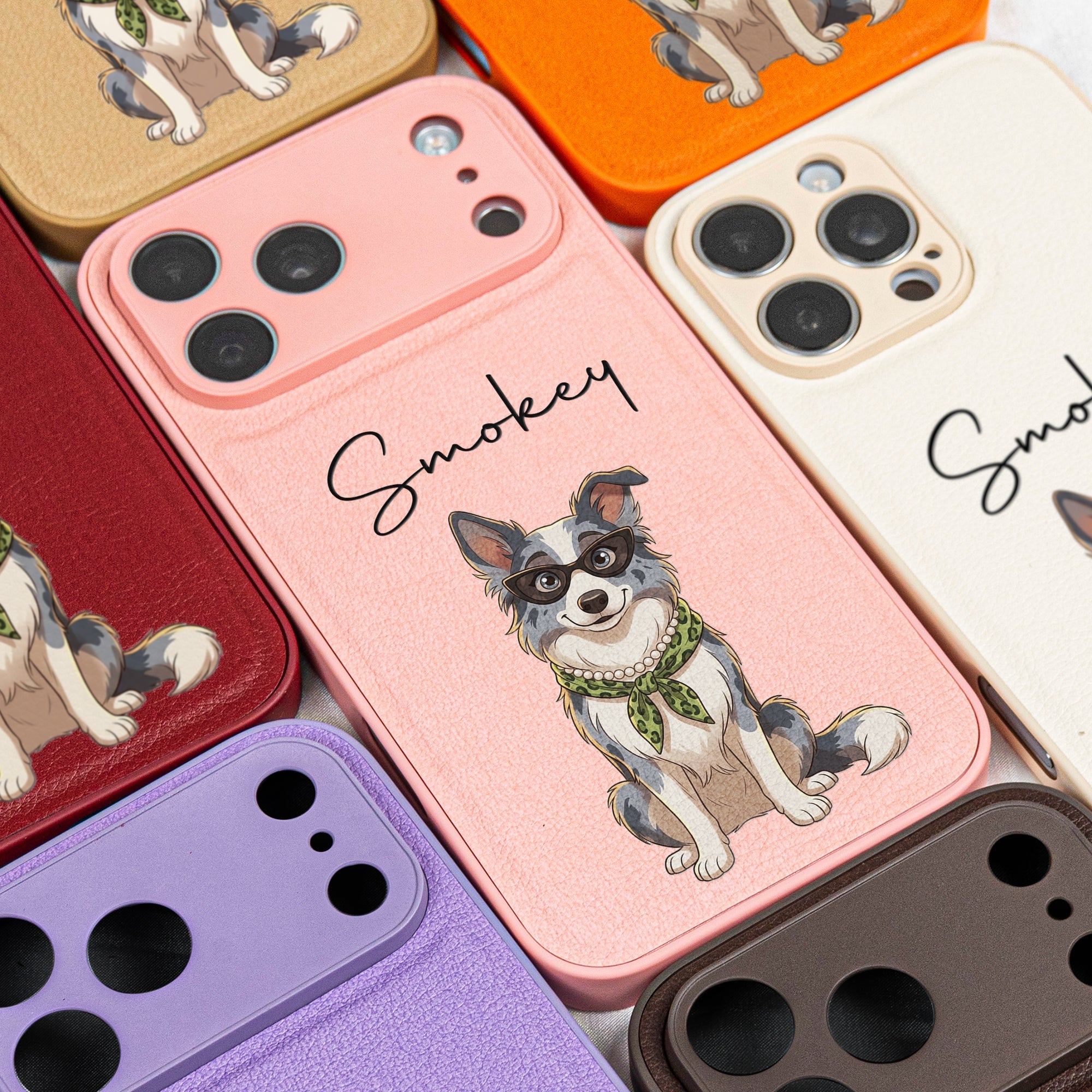 Custom Pet Portrait Cartoon 2D Style Gift For Pet Lovers - Personalized Phone Case