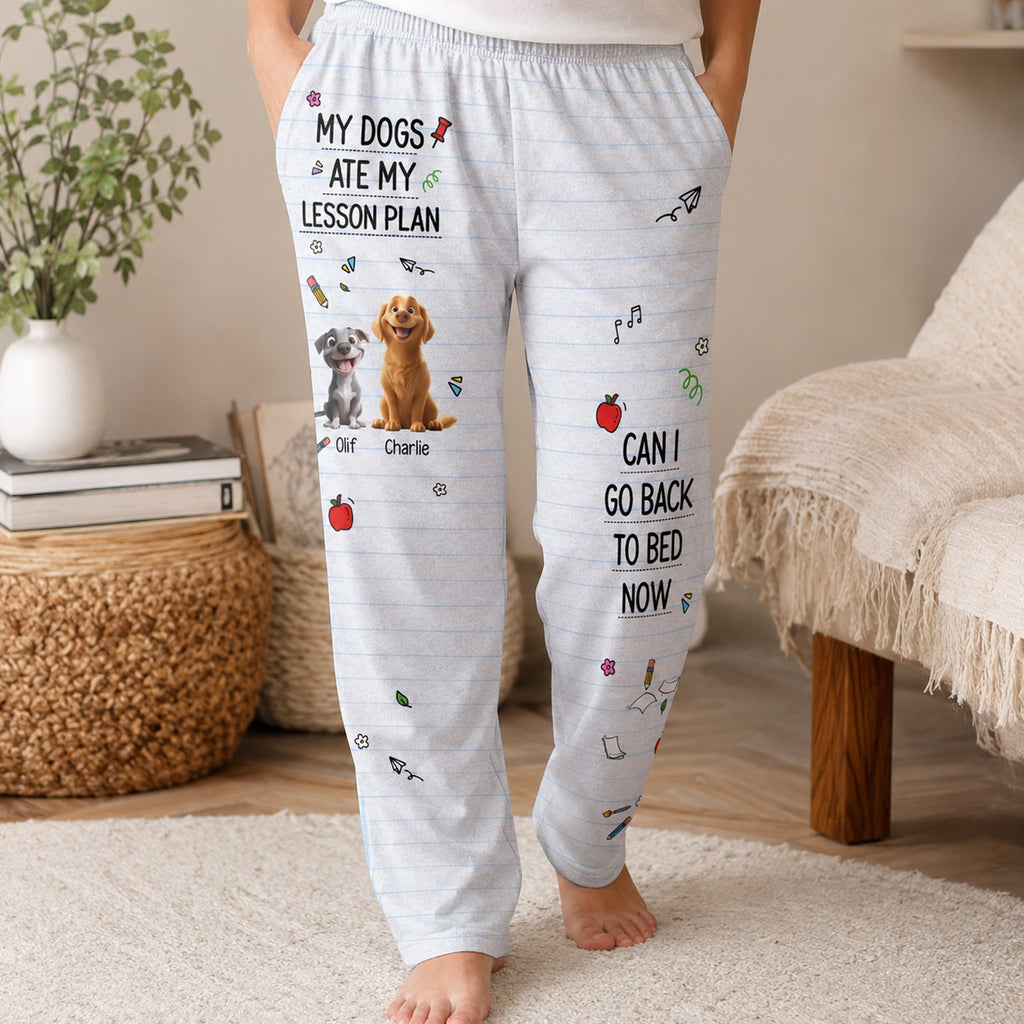 My Dog Ate My Lesson Plan - Personalized Lounge Pants