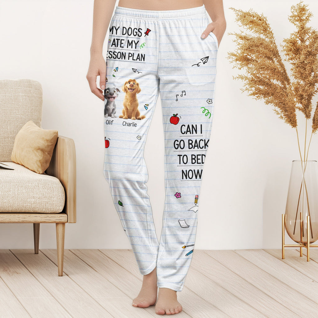 My Dog Ate My Lesson Plan - Personalized Lounge Pants