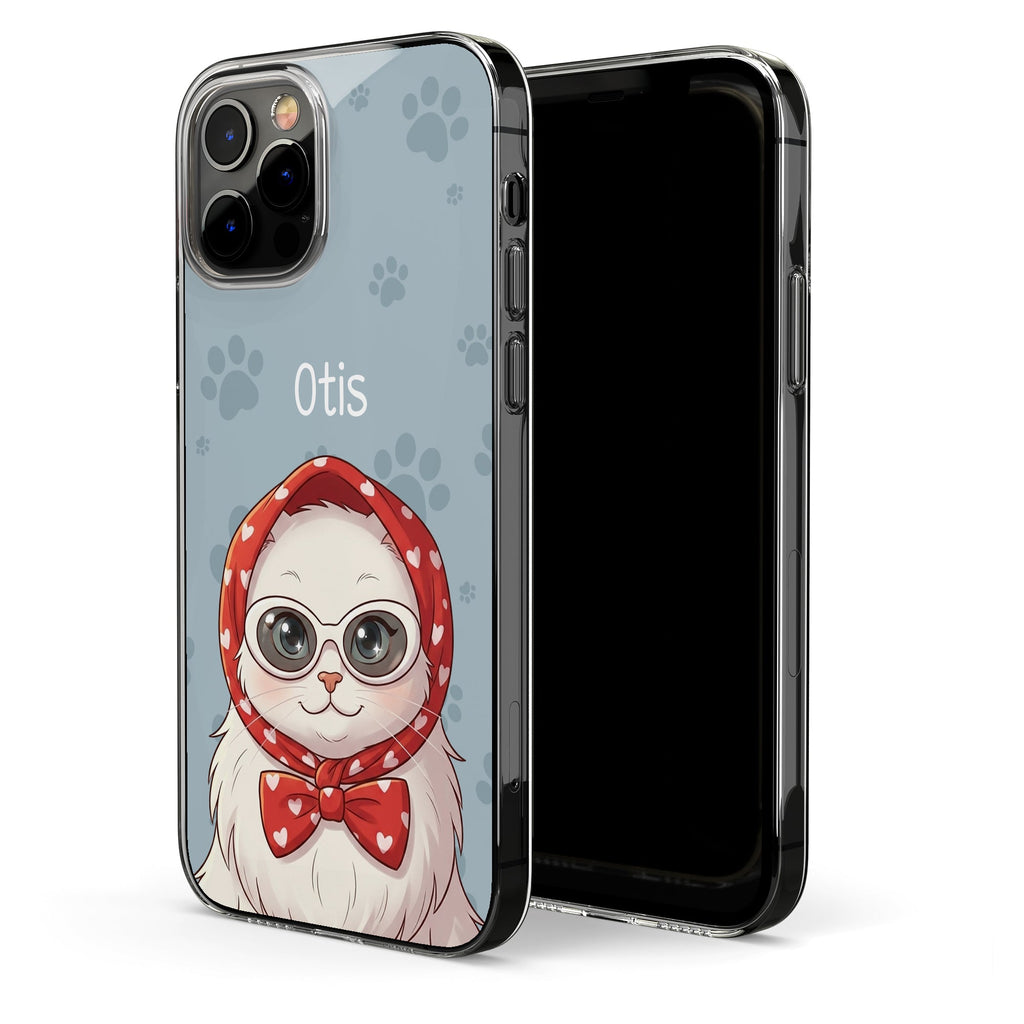 Custom Pet Portrait Cartoon Art Gift For Pet Lovers - Personalized Phone Case