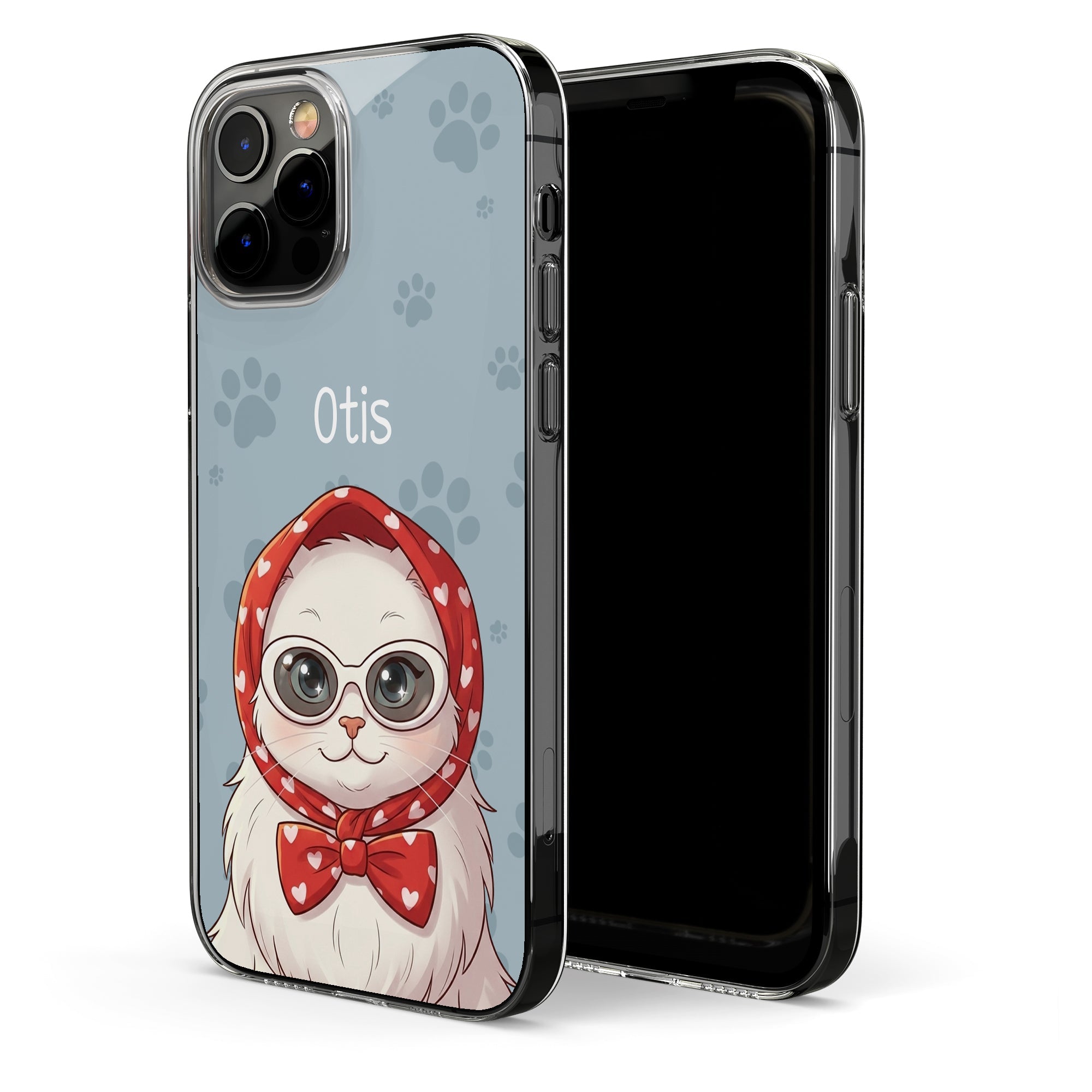 Custom Pet Portrait Cartoon Art Gift For Pet Lovers - Personalized Phone Case