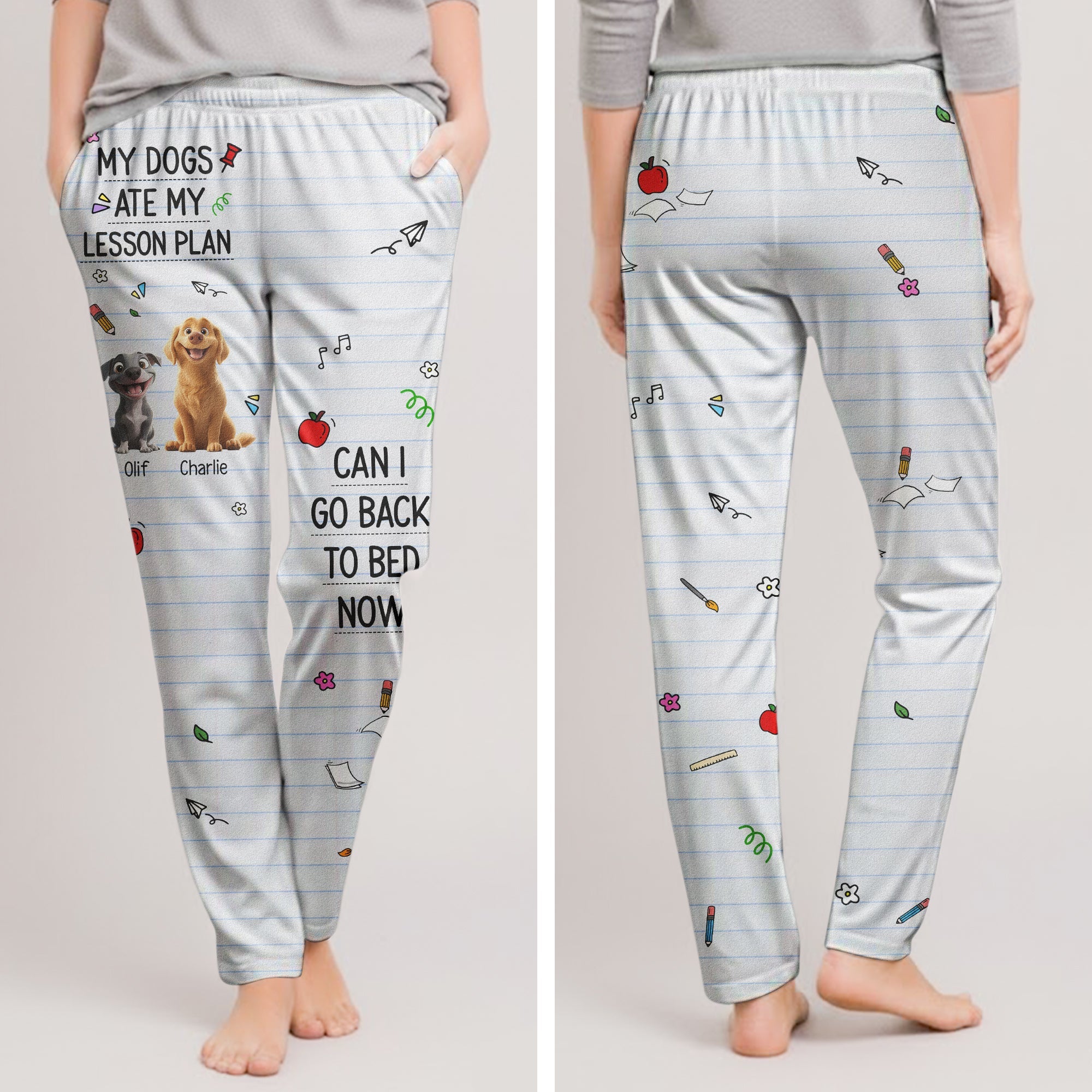 My Dog Ate My Lesson Plan - Personalized Lounge Pants