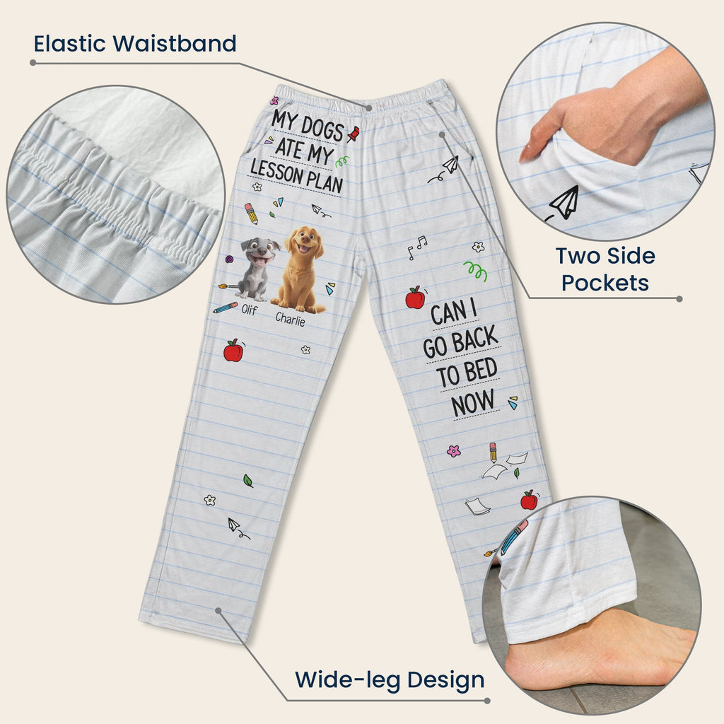 My Dog Ate My Lesson Plan - Personalized Lounge Pants