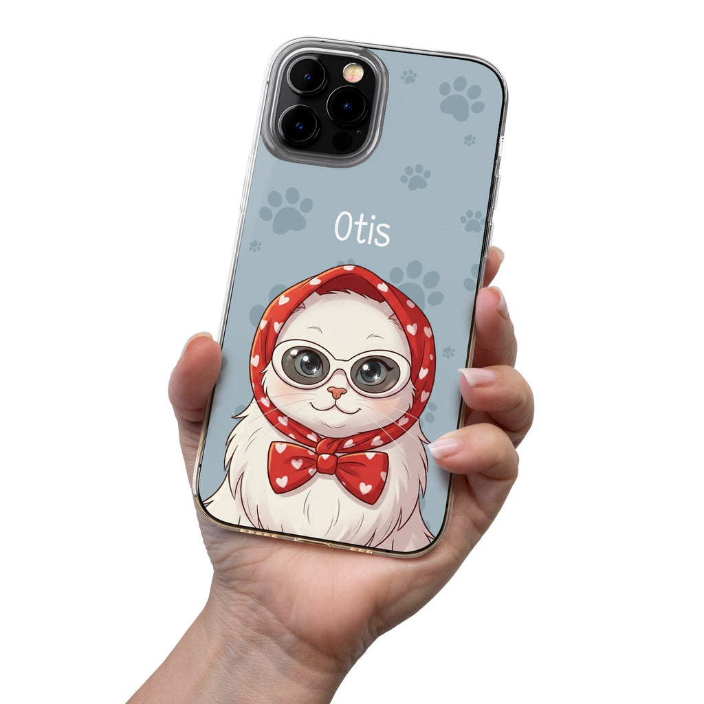 Custom Pet Portrait Cartoon Art Gift For Pet Lovers - Personalized Phone Case