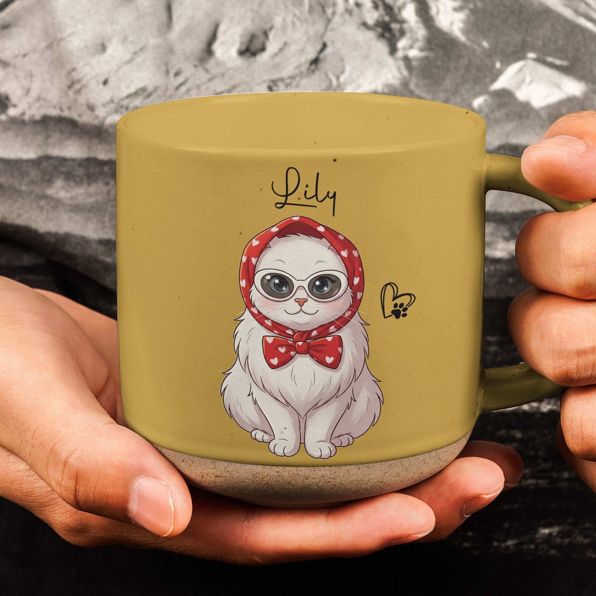 Custom Pet Portrait Cartoon Art Style Gifts For Pet Lovers - Personalized Mug