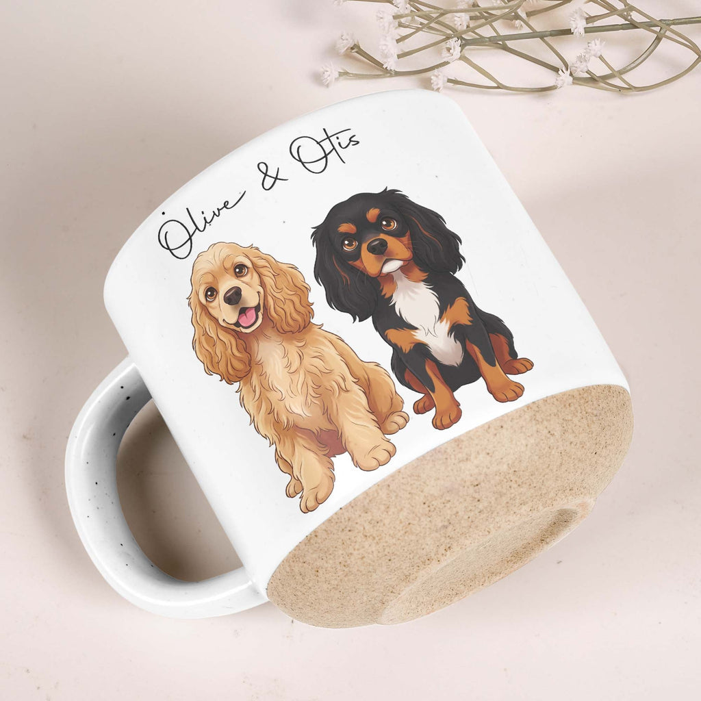 Custom Pet Portrait Cartoon Art Style Gifts For Pet Lovers - Personalized Mug