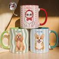 Custom Pet Portrait Cartoon Style Art Gift For Pet Lovers - Personalized Mug