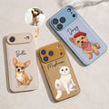Custom Pet Portrait Cartoon Style Art New Version - Personalized Phone Case