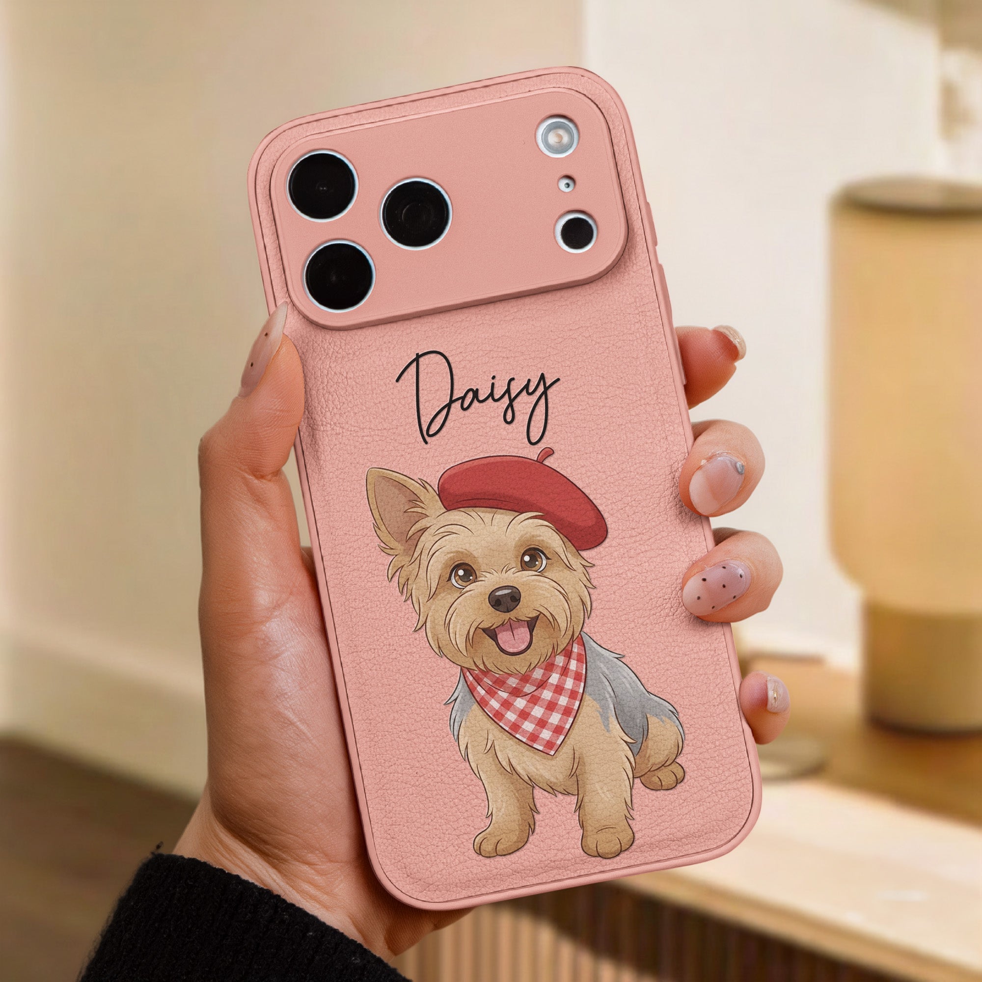 Custom Pet Portrait Cartoon Style Art New Version - Personalized Phone Case