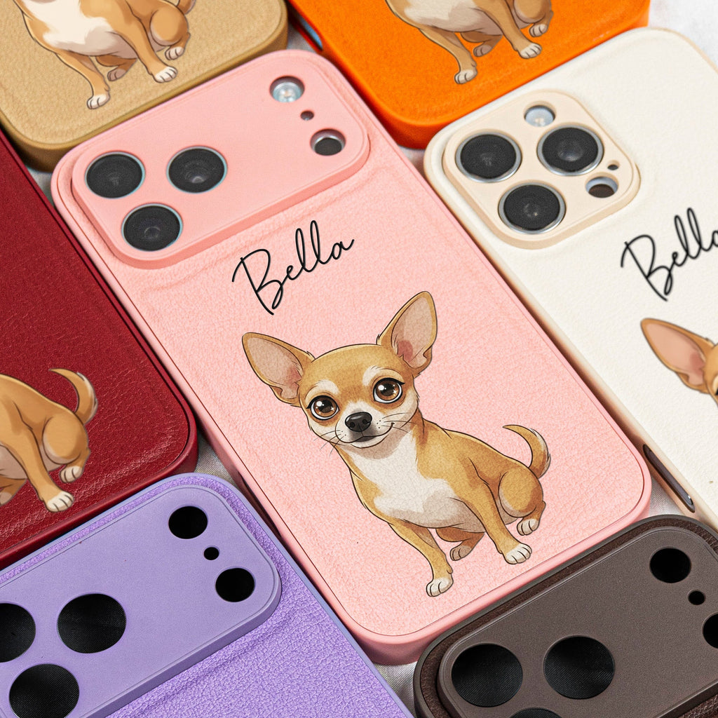 Custom Pet Portrait Cartoon Style Art New Version - Personalized Phone Case