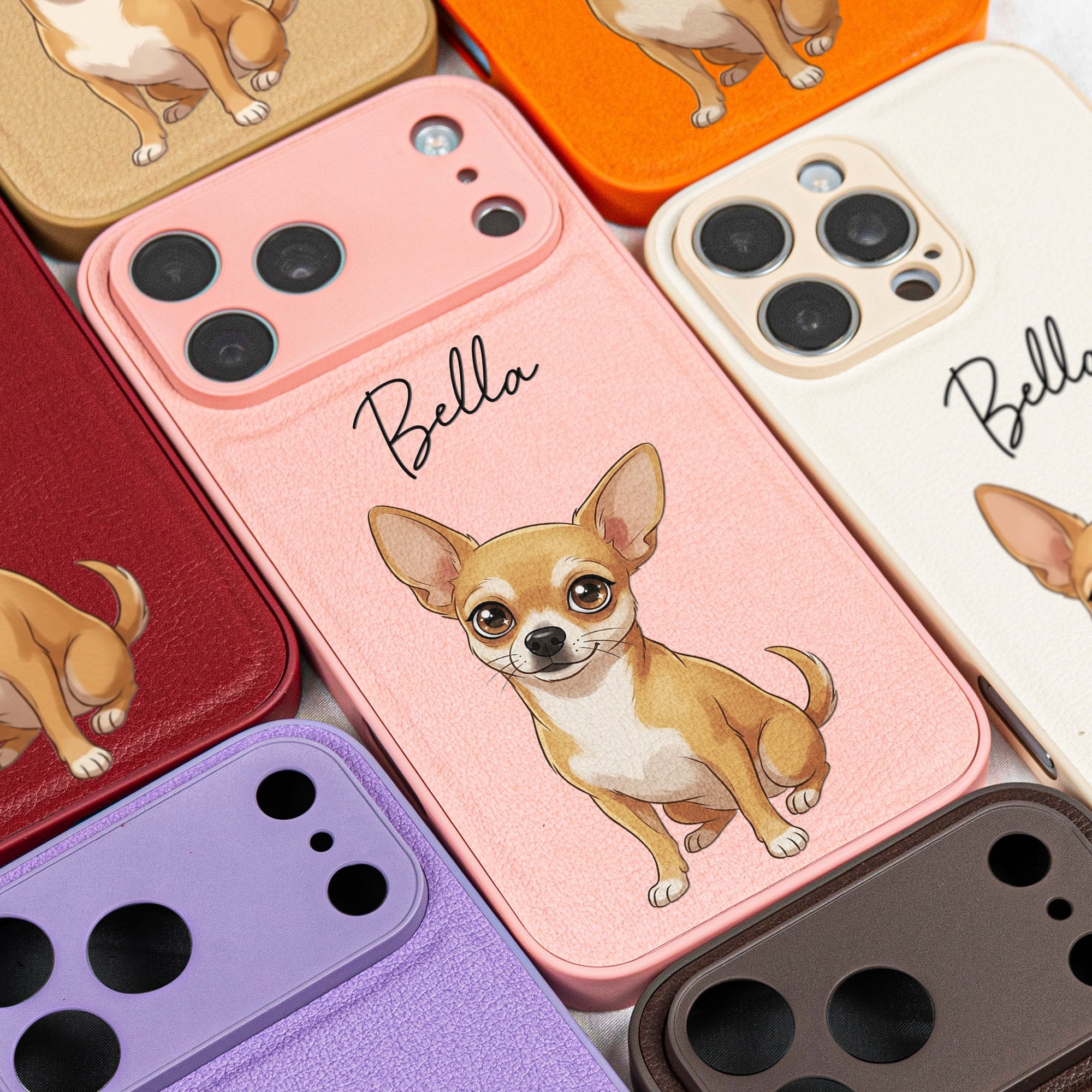 Custom Pet Portrait Cartoon Style Art New Version - Personalized Phone Case