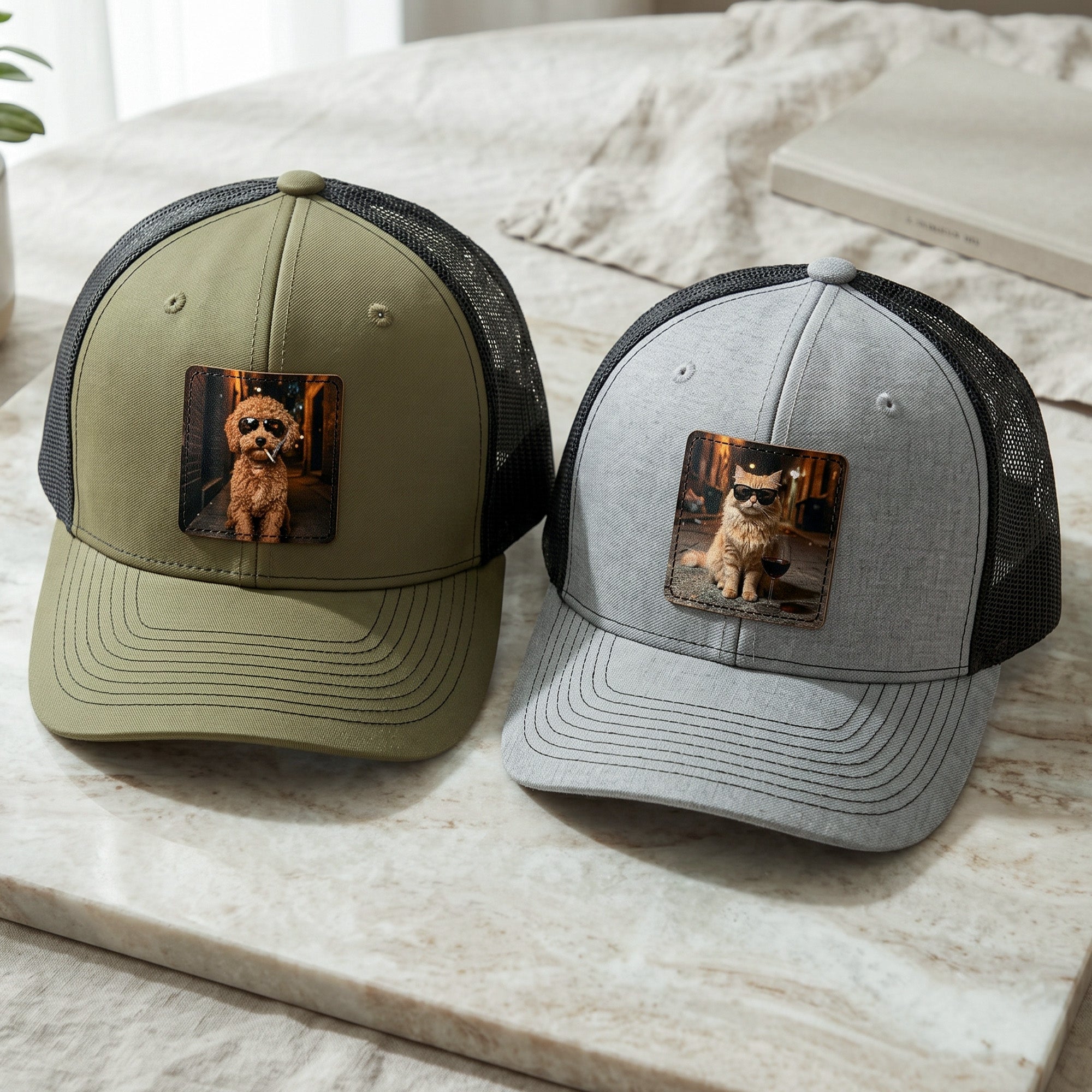 Custom Pet Portrait Funny Meme Gift For Pet Lovers - Personalized Cap