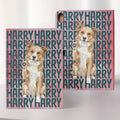 Custom Pet Portrait & Name Watercolor Style - Personalized Ipad Case