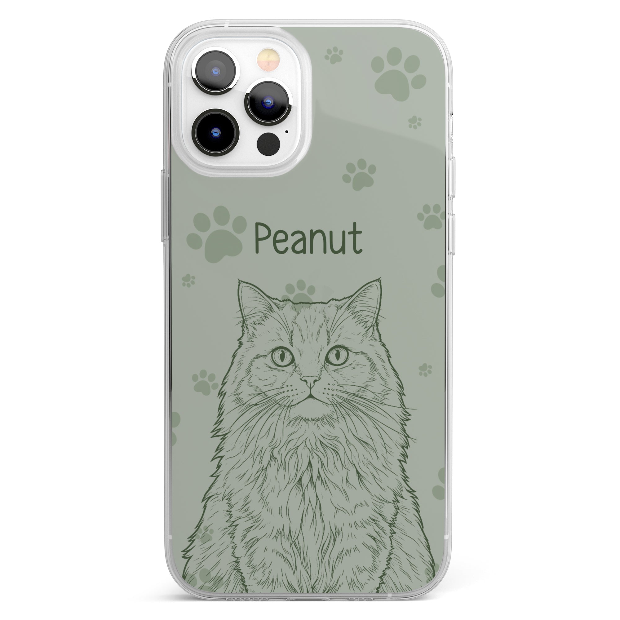 Custom Pet Portrait Sketch Line Art New Version Gifts For Pet Lovers - Personalized Phone Case