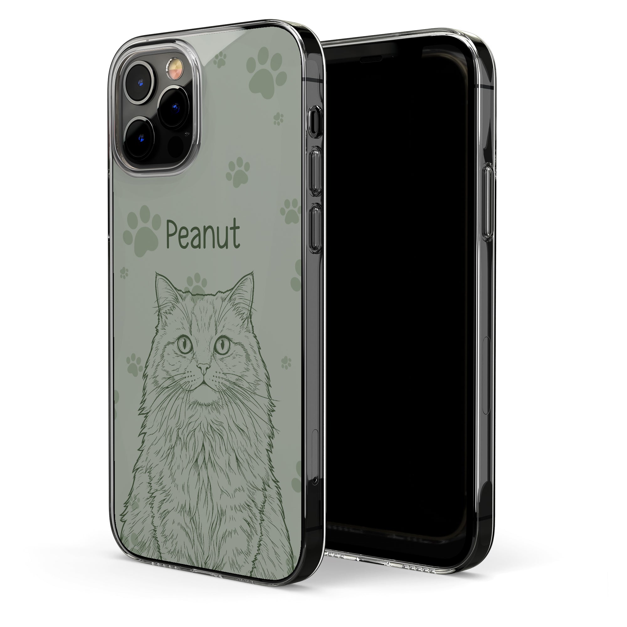 Custom Pet Portrait Sketch Line Art New Version Gifts For Pet Lovers - Personalized Phone Case