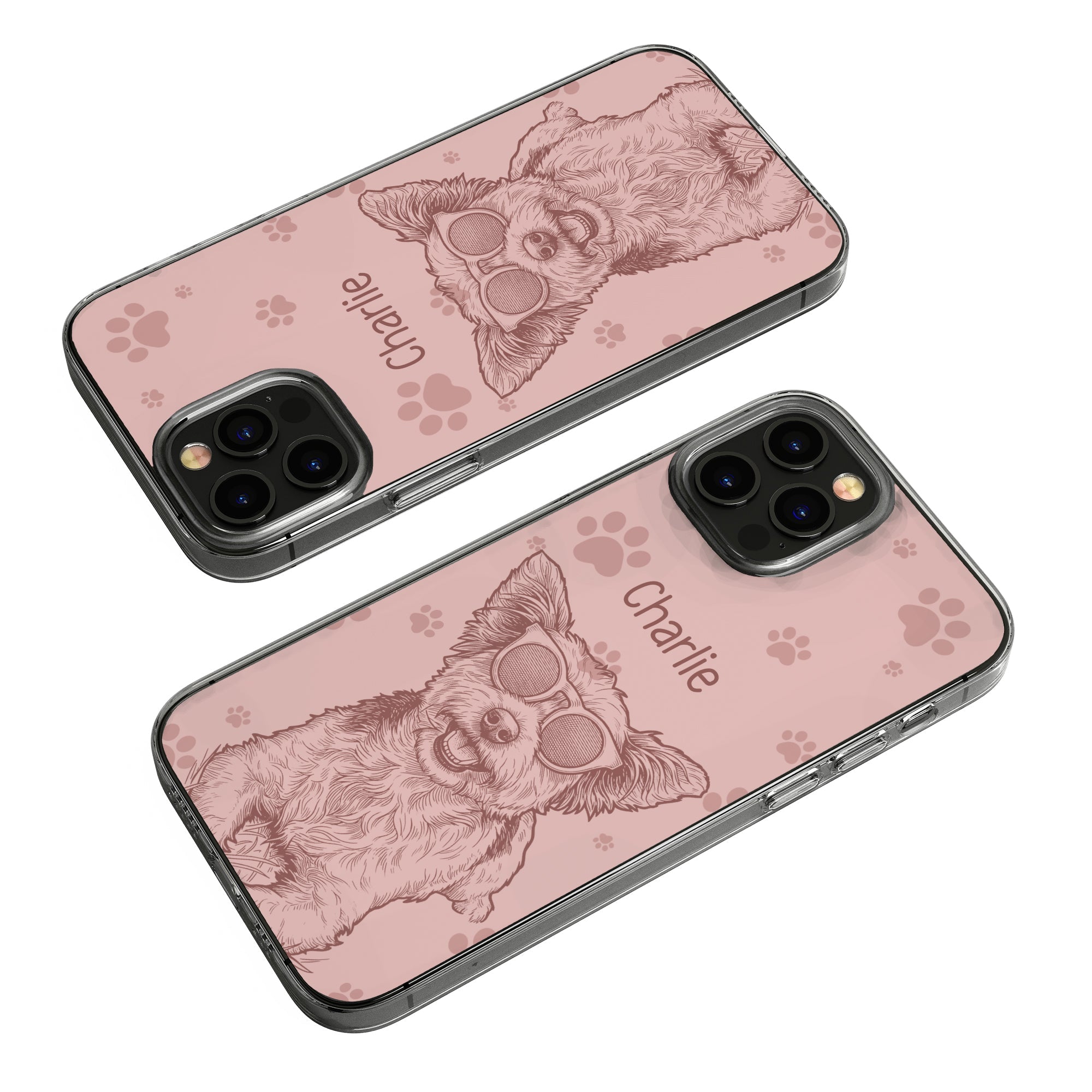 Custom Pet Portrait Sketch Line Art New Version Gifts For Pet Lovers - Personalized Phone Case