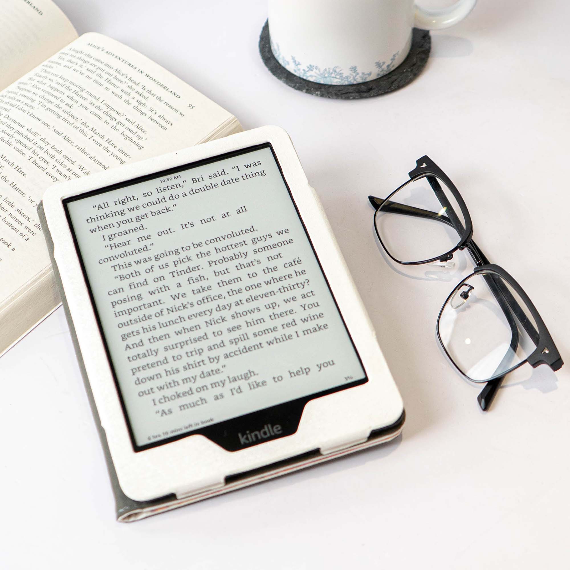 Custom Pet Portrait Sketch Line Art - Personalized Kindle Case