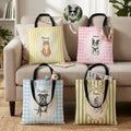 Custom Pet Portrait Watercolor Gifts For Dog Mom, Cat Mom - Personalized Tote Bag