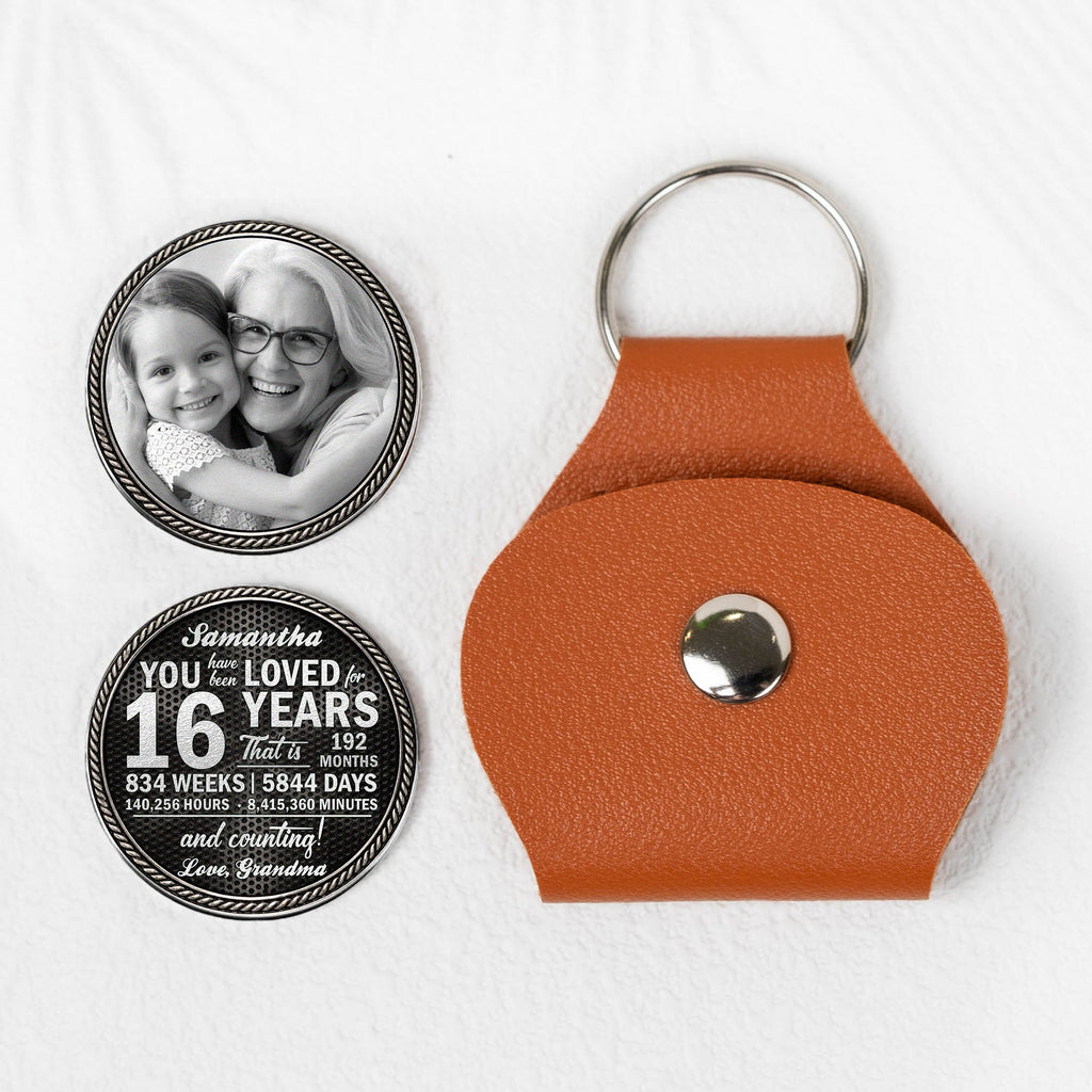 Custom Photo 16th Birthday Celebrating Gift Son Daughter - Personalized Pocket Hug
