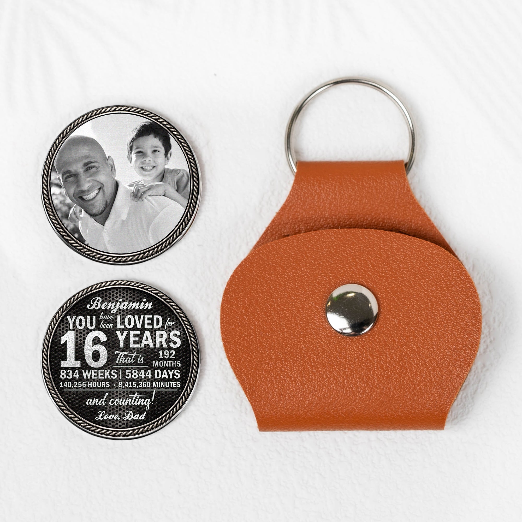 Custom Photo 16th Birthday Celebrating Gift Son Daughter - Personalized Pocket Hug