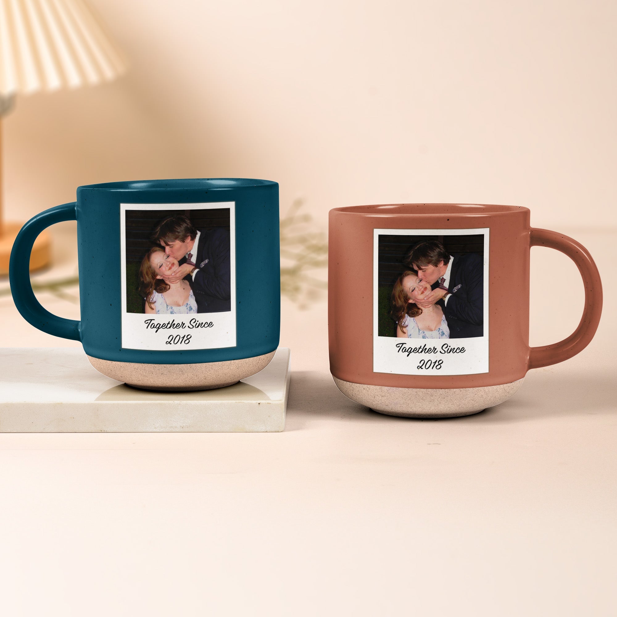 Custom Photo Anniversary Gifts For Couples, Him, Her - Personalized Mug