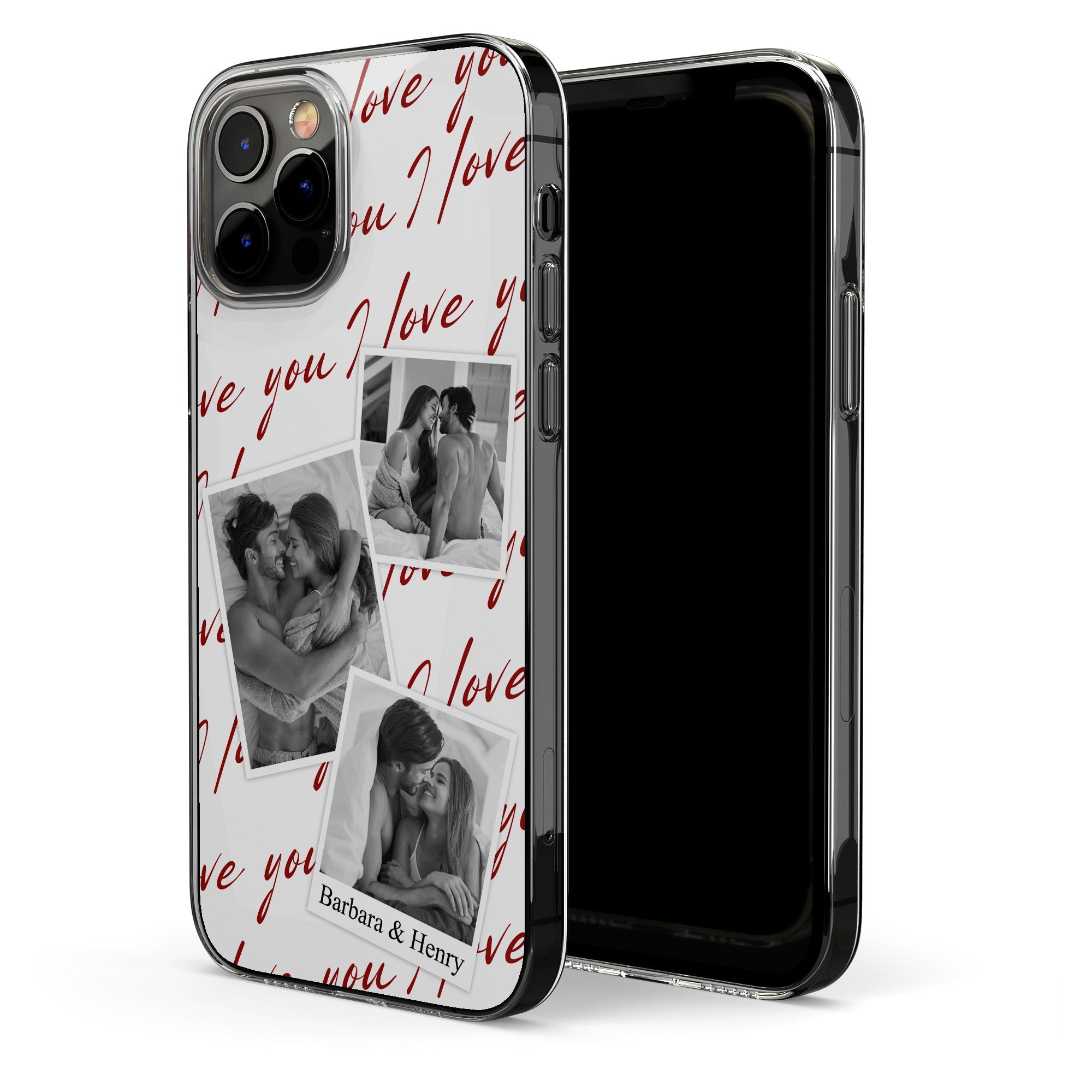 Custom Photo Love You Polaroid Style Anniversary Gifts For Her, Him - Personalized Phone Case