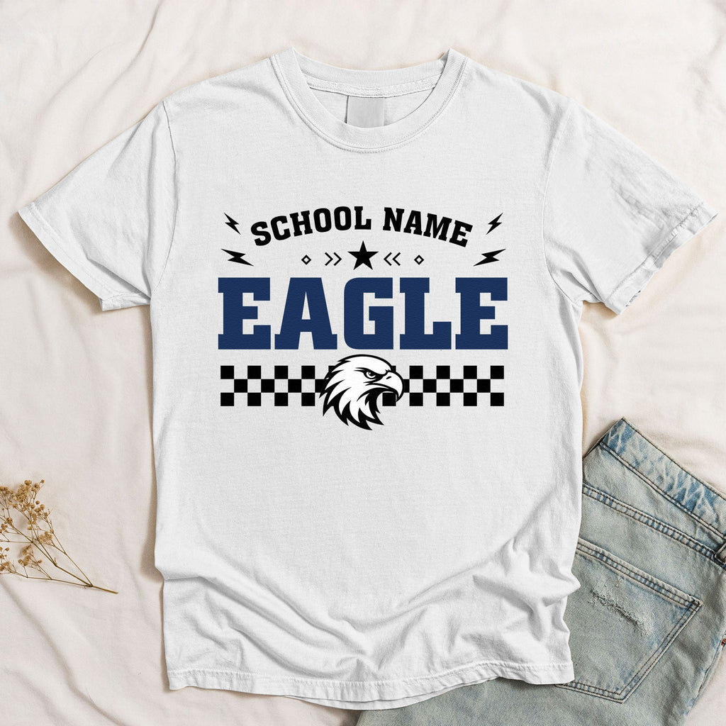 Custom Retro School Mascot Game Day School Spirit - Personalized Shirt