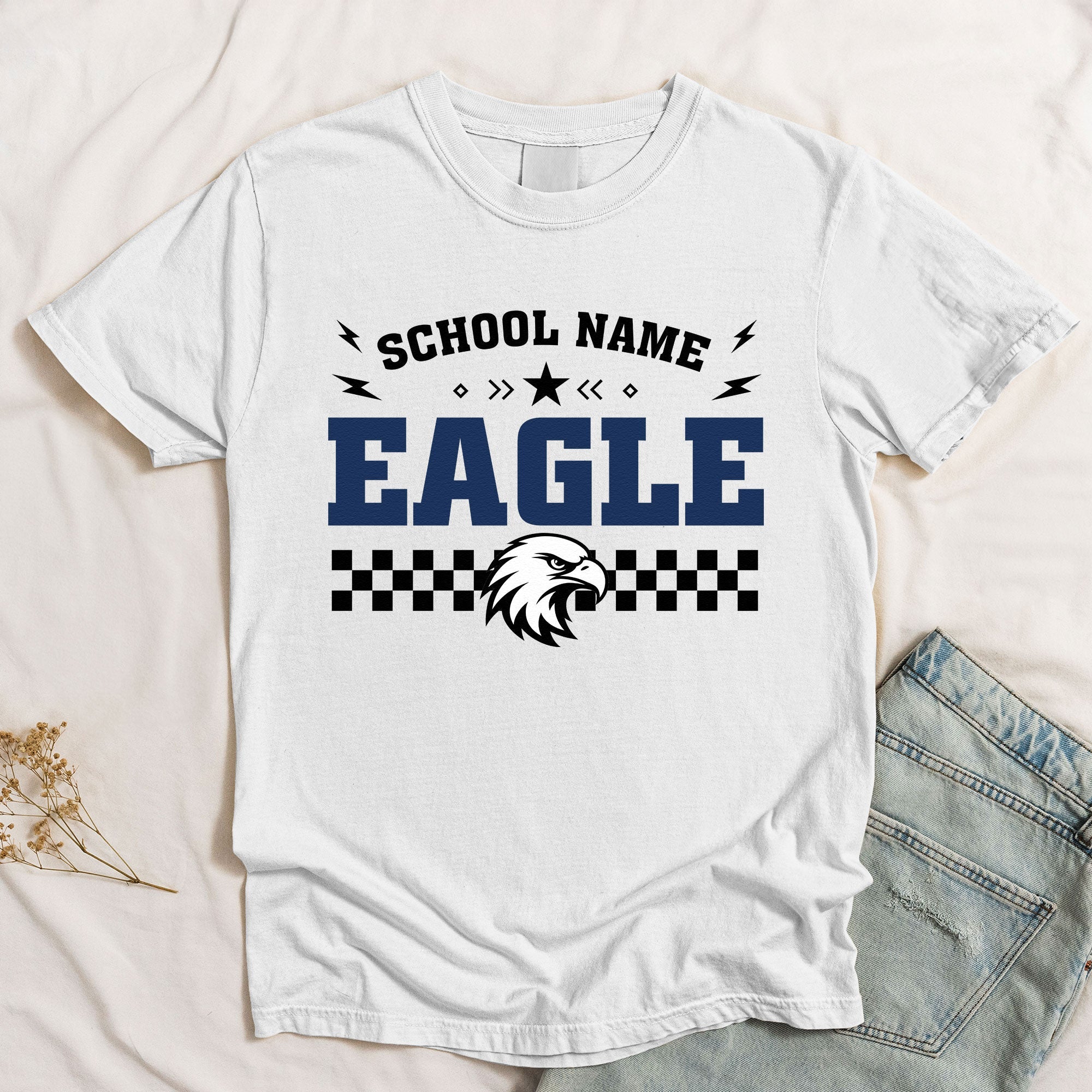 Custom Retro School Mascot Game Day School Spirit - Personalized Shirt