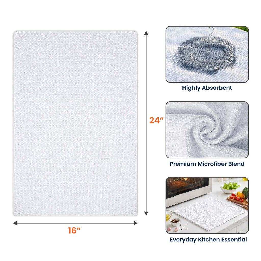 Custom Tea Towel Name & Birth Flower Kitchen Decor - Personalized Kitchen Towel