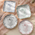 Custom Toile De Jouy Wedding Photo Moments - Gifts For Bride, Her - Personalized Jewelry Dish