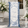 Custom Toile De Jouy Wedding Sign - Personalized Welcome Sign