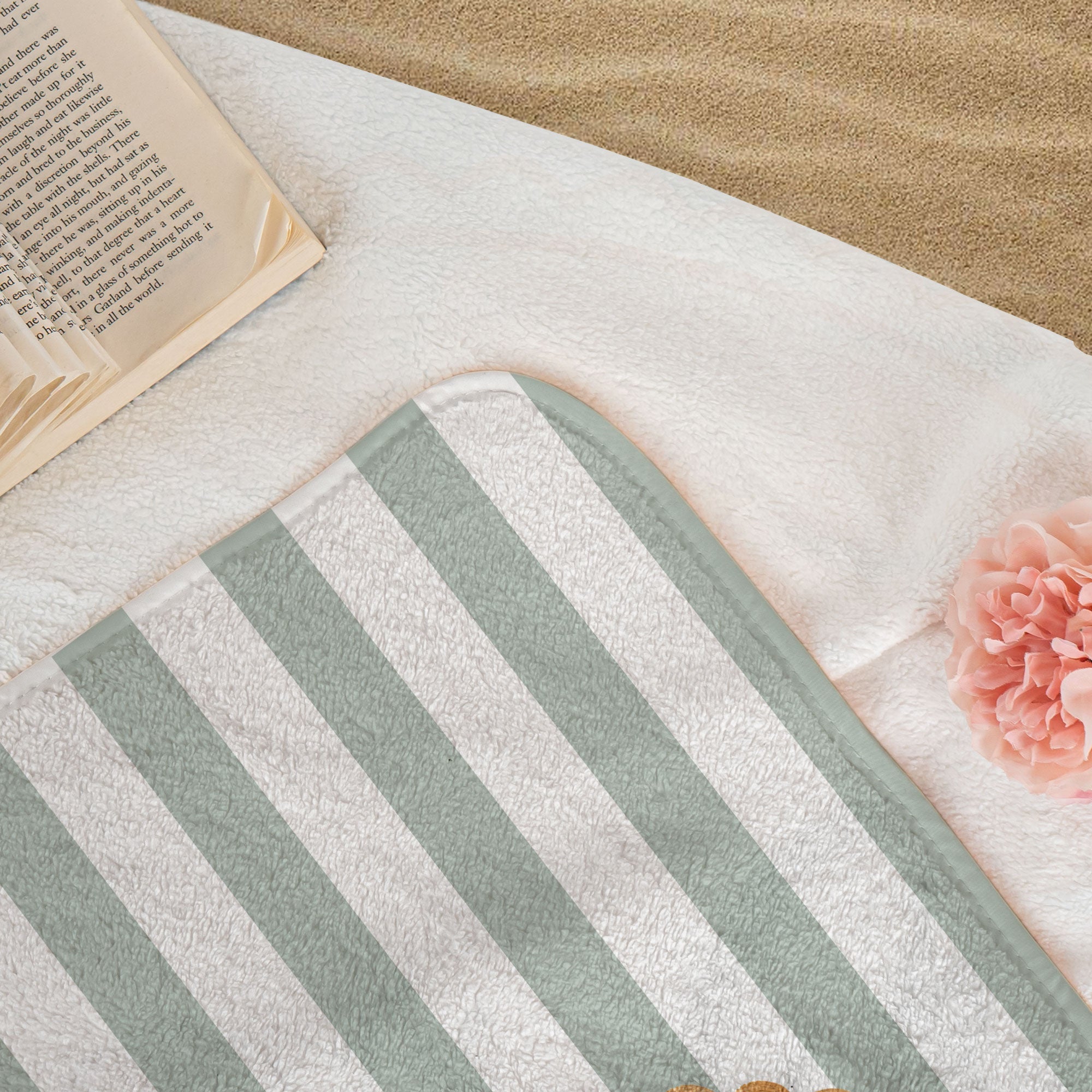 Custom Vacation, Matching Beach Vacation, Spring Break, Bachelorette Girls Trip - Personalized Beach Towel
