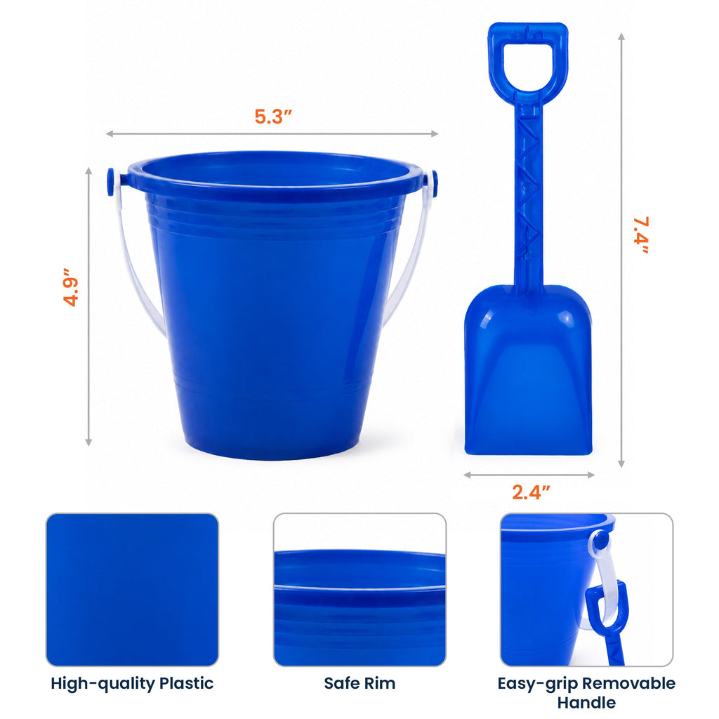 Cute And Beachy Custom Name - Personalized Beach Bucket