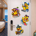 Cute Duck - Cruise Door Signs Stateroom Decor Cruising Family Vacation, Girls Trip - Personalized Magnet