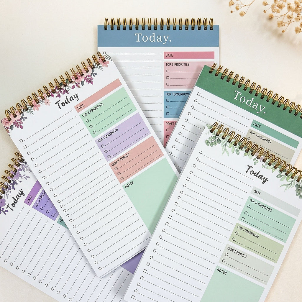 Daily Planner Custom Name, Character Gift For Coworker - Custom Planner