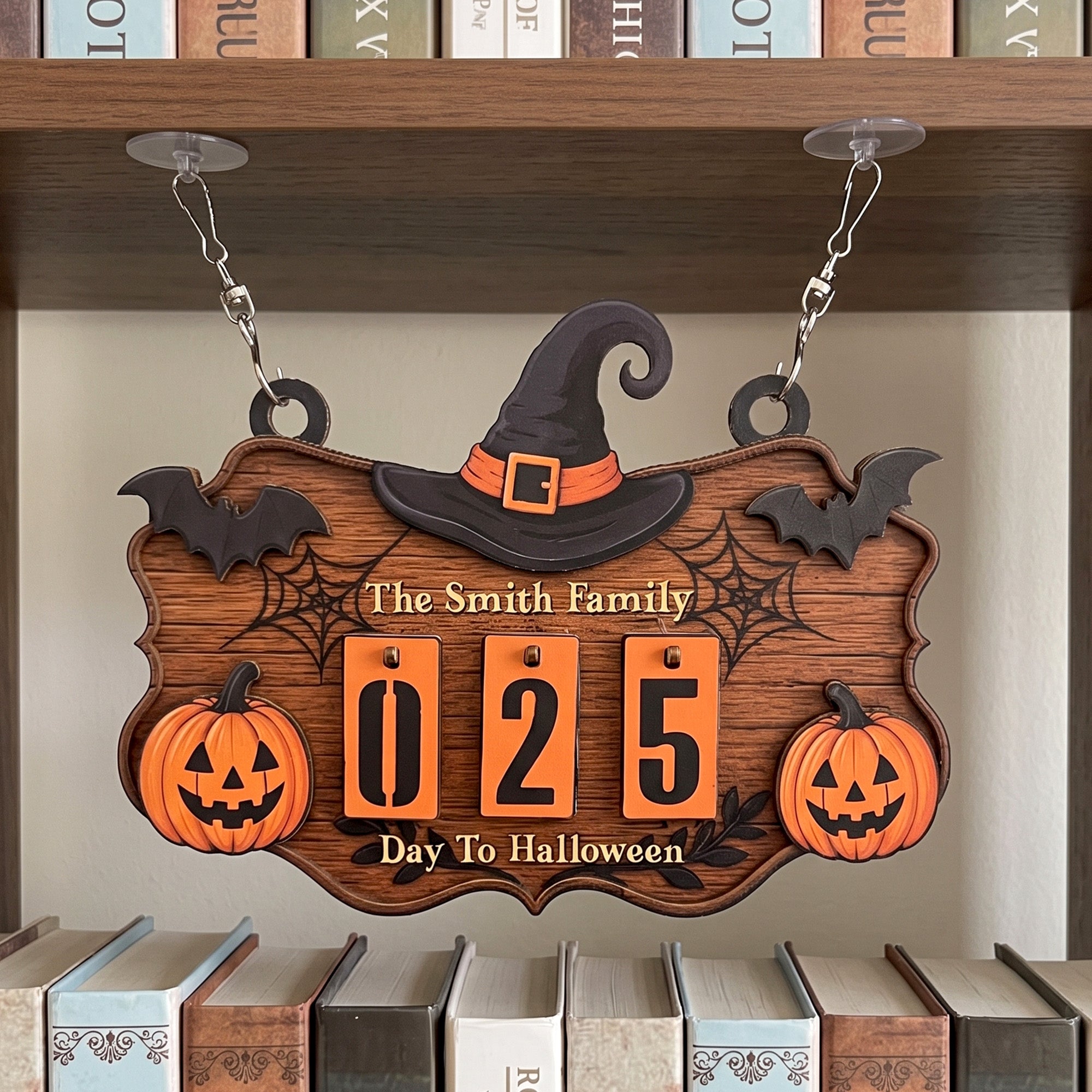 Days To Halloween Tracker - Personalized Tracker Sign