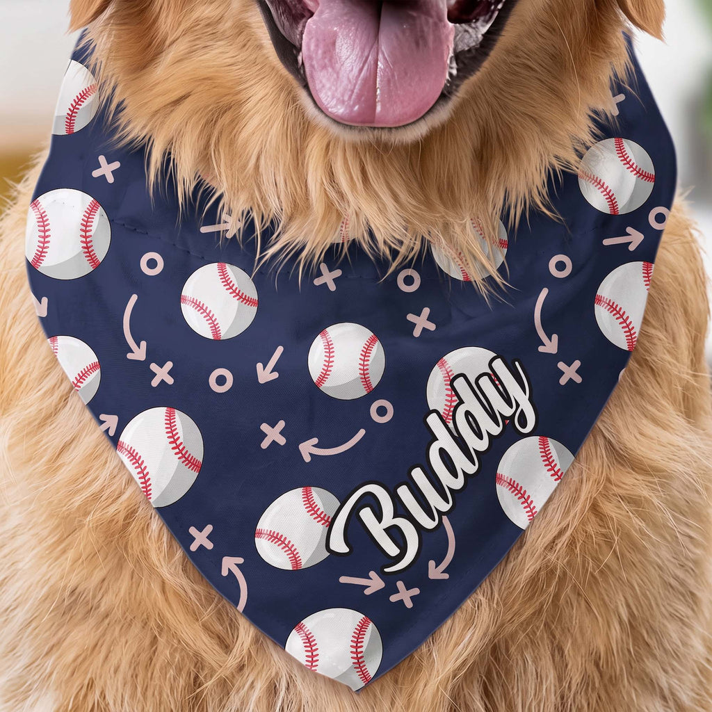 Dog Bandana Gift For Sport Lover - Personalized Bandana Collar