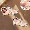 Drive Safe I Love You - 3D Funny Squishy Gift For Him, Husband, Boyfriend - Personalized Keychain