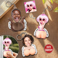Drive Safe - Naughty 3D Squishy Gifts For Him, Husband, Boyfriend - Personalized Keychain