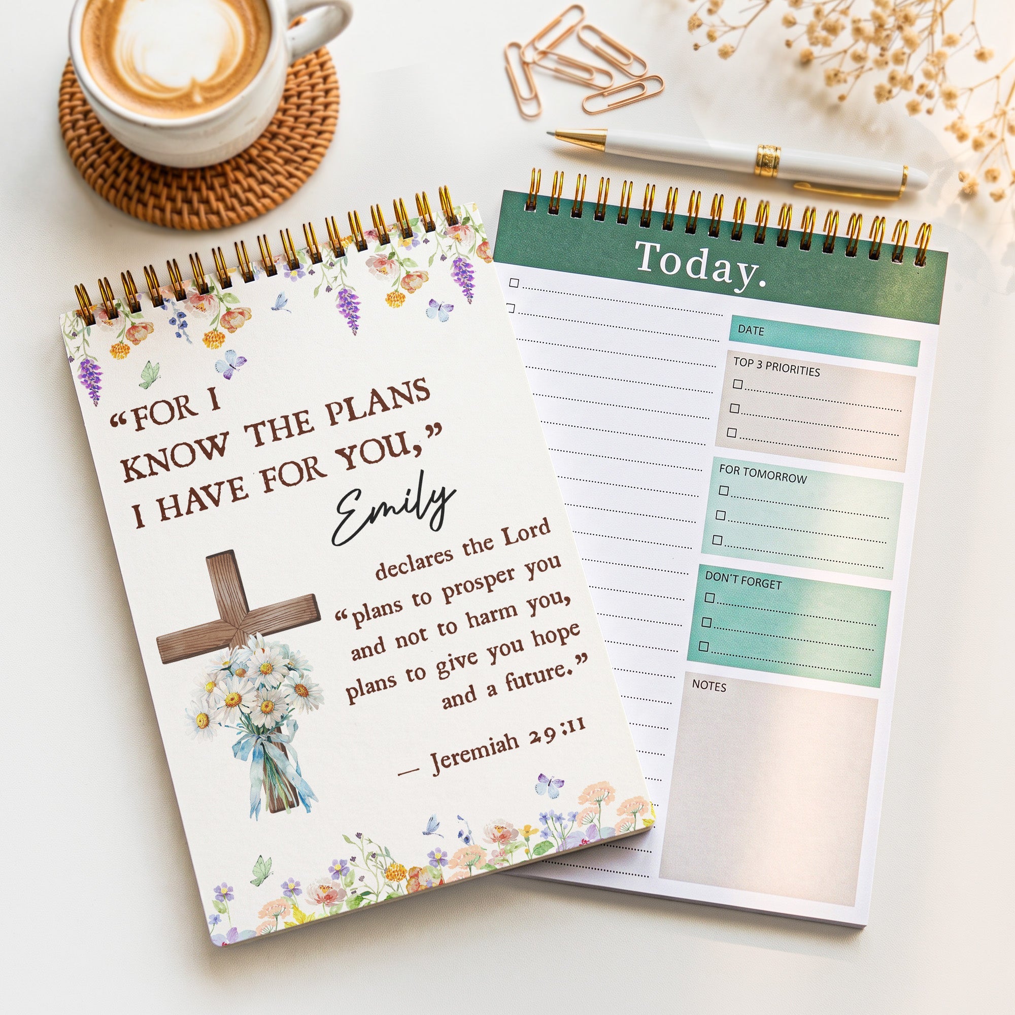 For I Know The Plans I Have For You - Custom Planner
