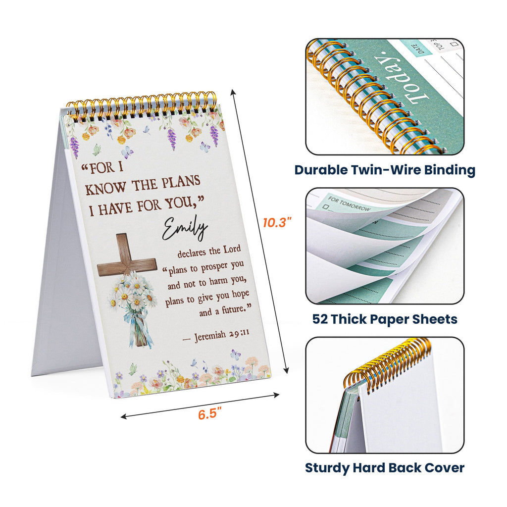 For I Know The Plans I Have For You - Custom Planner
