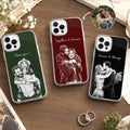 Forever & Always Custom Photo Sketch Line Art Anniversary Gift For Her, Him - Personalized Phone Case
