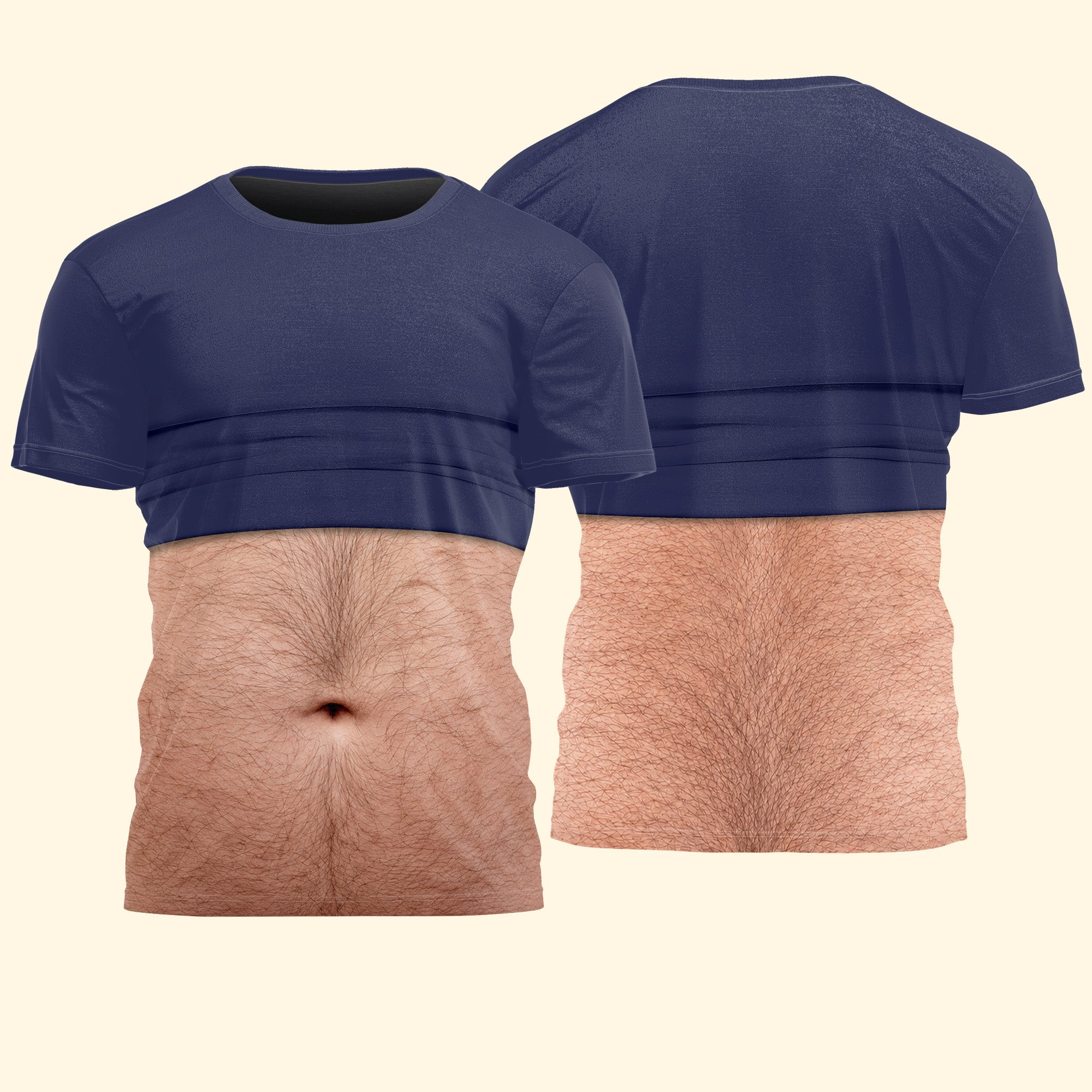 Gag Gift For Him, Funny Belly For Men, Dad Bod, Muscle, Beer Belly Hilarious Party - Personalized Shirt