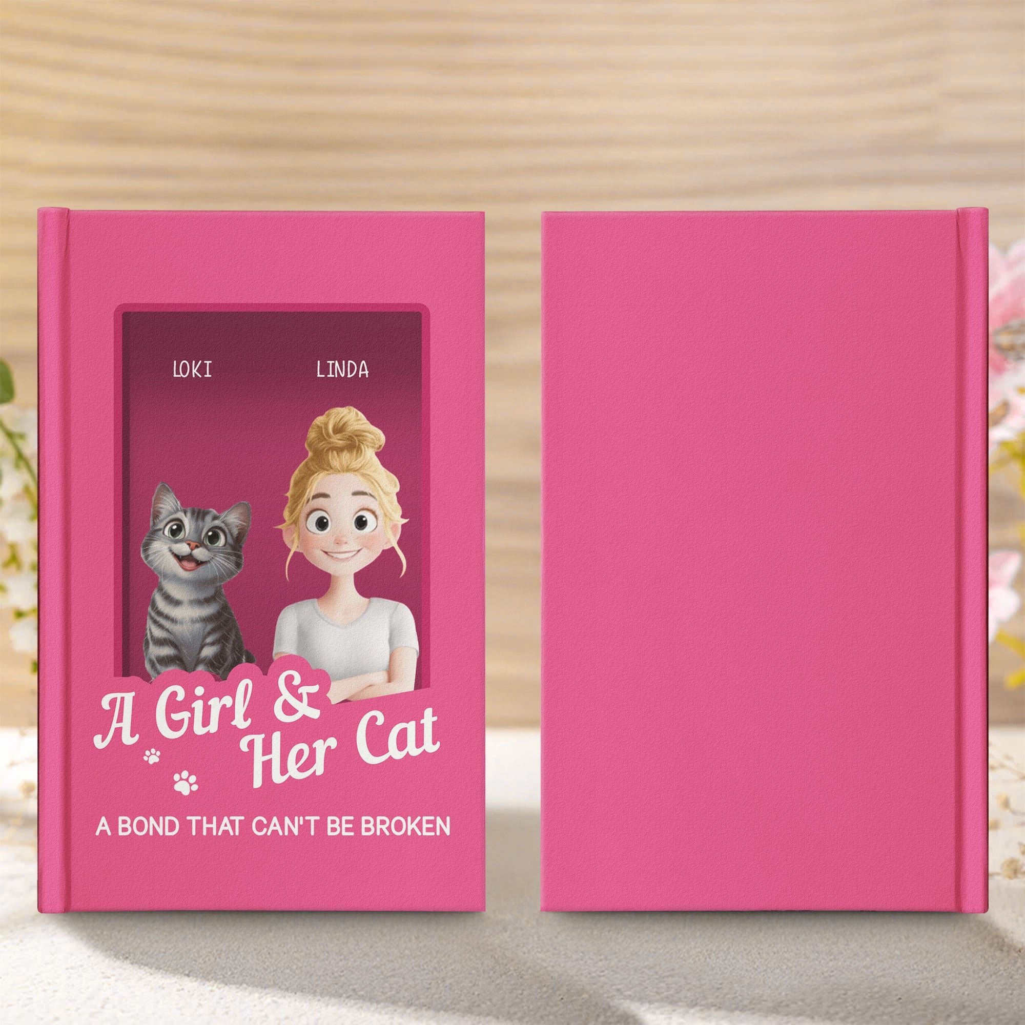 Gift For Cat Lover Stationery Toy Box Style - Personalized Journal