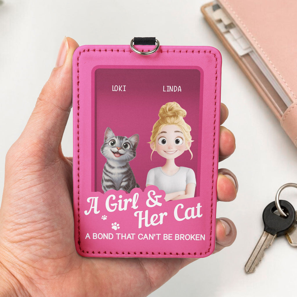 Gift For Cat Lover Toy Box - Personalized Badge Holder