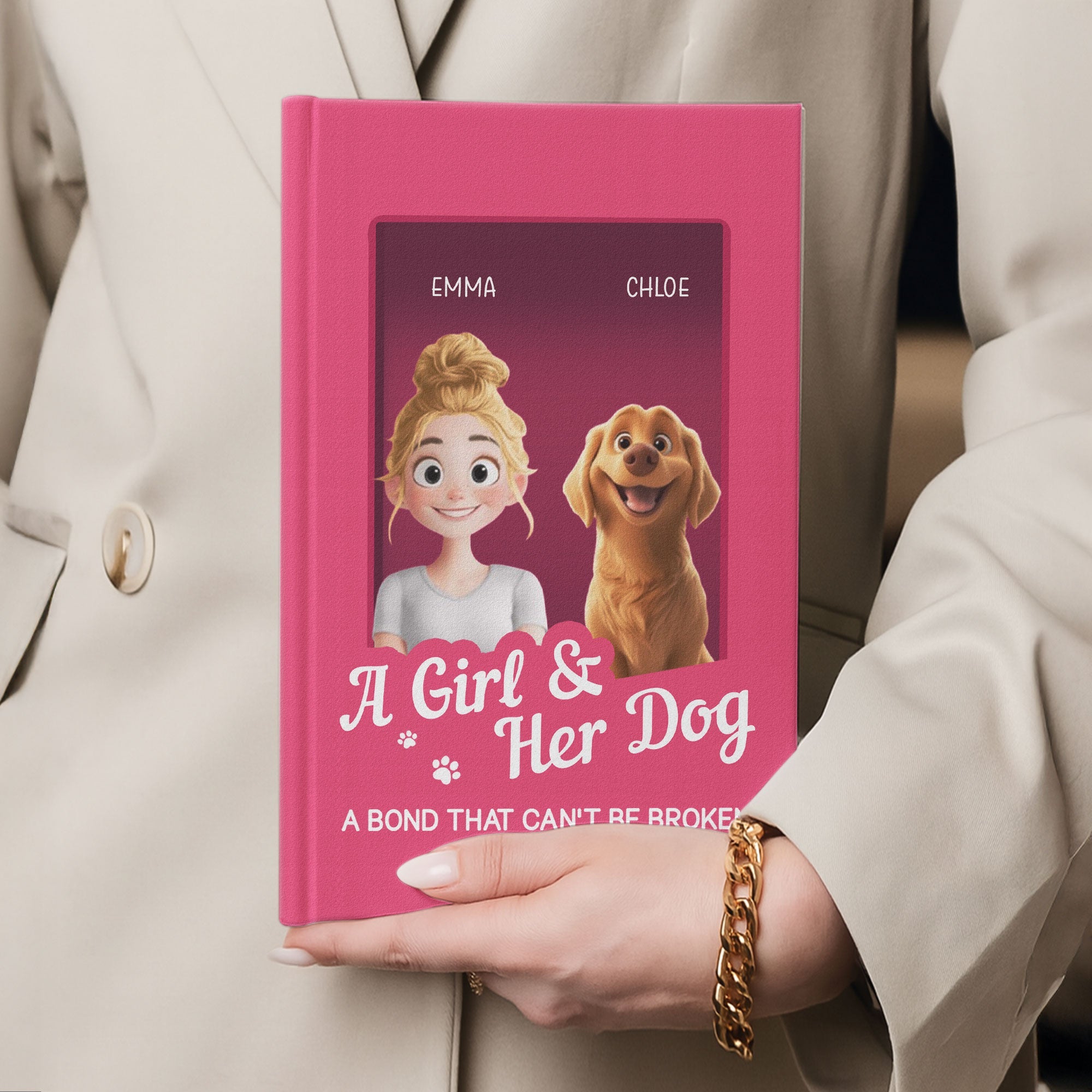 Gift For Dog Lover Stationery Toy Box Style - Personalized Journal
