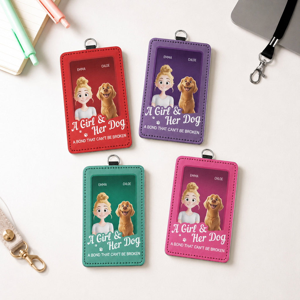 Gift For Dog Lover Toy Box - Personalized Badge Holder