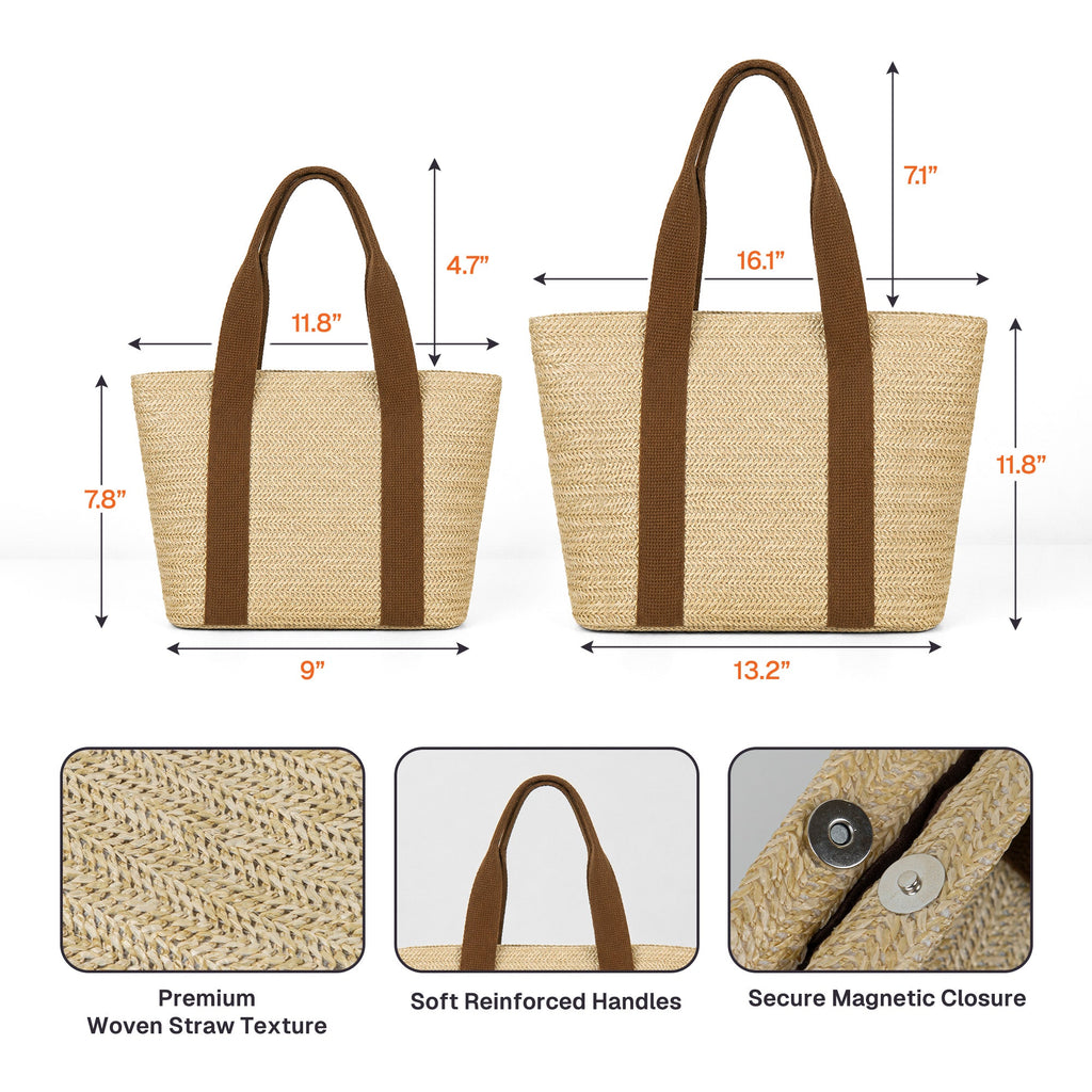 Girls Trip With Names - Personalized Straw Bag