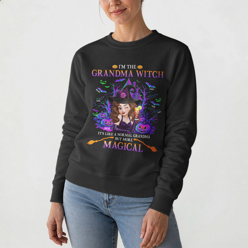 Grandma Witch Like A Normal Grandma But More Magical - Personalized Shirt